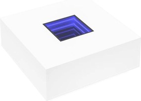 vidaXL Τραπεζάκι Σαλονιού Infinity LED Λευκό 100x100x40 εκ.