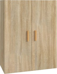 vidaXL Κρεμαστό Ντουλάπι Τοίχου Sonoma Δρυς 69,5x34x90 εκ Επεξ. Ξύλο