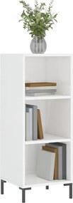 vidaXL Ντουλάπι Γυαλιστερό Λευκό 34,5 x 32,5 x 90 εκ. Επεξεργ. Ξύλο
