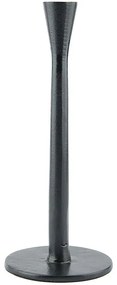 Κηροπήγιο Lyse 025989 13x13x48cm Black Αλουμίνιο