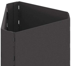 vidaXL Τζάκι με Καμινάδα Μαύρο 50x43x52 εκ Ατσάλι