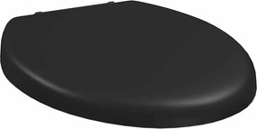 vidaXL Κάλυμμα Λεκάνης με Soft Close &amp; Quick Release Μαύρο