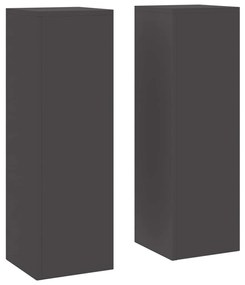 vidaXL Στήριξη φυτών 2 pcs Μαύρο 24 x 24 x 75 εκ. Ατσάλι