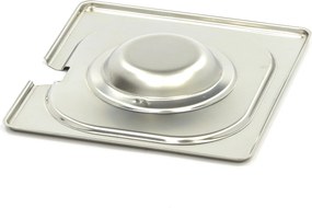 Gastronorm Lid - 1/6 GN - Stainless Steel - with Recess