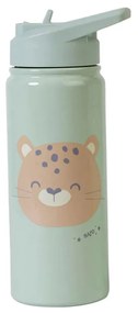 Παγούρι - Θερμός 500ml Με Καλαμάκι Saro Lion 74551