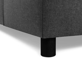 Γωνιακός Καναπές Scandinavian Choice C152, Μαύρο, Ανθρακί, 284x284x80cm, Πόδια: Πλαστική ύλη | Epipla1.gr
