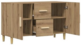 vidaXL Σκευοθήκη Δρυς τεχνίτης 100x36x60 cm Κατασκευασμένο ξύλο