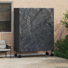 vidaXL Κάλυμμα Τραπέζης Πινγκ Πονγκ Μαύρο 165 x 70 x 185 εκ ύφασμα