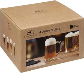 ΠΟΤΉΡΙΑ BEER GLASS X4 HANDLE 32CL 134800
