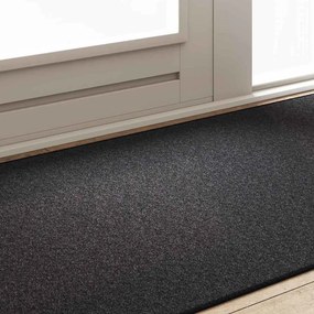 vidaXL Δερμάτινο Χαλί Ανθρακί 100 x 200 cm 100% Πολυπροπυλένιο