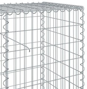 vidaXL Συρματοκιβώτιο με Κάλυμμα 500x50x100εκ. από Γαλβανισμένο Χάλυβα