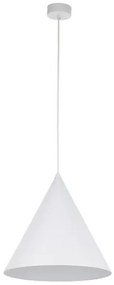Κρεμαστό Φωτιστικό Οροφής 1xE27 Φ32cm Cono TK Lighting-10009-Λευκό 10009