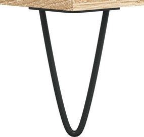 vidaXL Δισκοθήκη Sonoma Δρυς 85 x 38 x 48 εκ. από Επεξεργασμένο Ξύλο