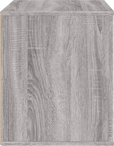 vidaXL Κομοδίνο Γκρι Sonoma 50x39x47 εκ.