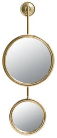 Artekko Mirror Καθρέπτης Τοίχου Μέταλλο Γυαλί Χρυσό (28x5.5x72.5)cm