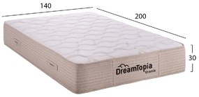 ΣΤΡΩΜΑ DREAMTOPIA, σειρά URANIA HM659.140 POCKET SPRING 140X200x30Yεκ.