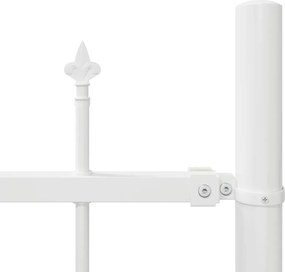 vidaXL Φράχτης Κήπου WOERDEN 2 τμχ. 170 x 190 cm Λευκό
