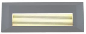 Φωτιστικό Τοίχου Mono 80201730 Led 3W 3000-6000K 150lm 22x2.8cm Grey ItLighting