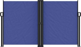 vidaXL Σκίαστρο Πλαϊνό Συρόμενο Μπλε 140 x 1200 εκ.