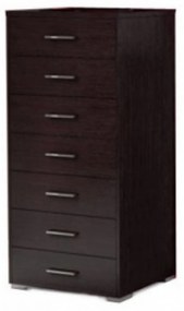 Intrahome Συρταριέρα με 7 συρτάρια σε χρώμα βέγγε 60x45x123 Intrahomesa-00652613