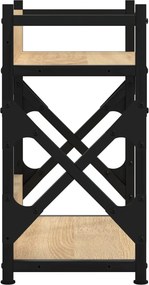 vidaXL Βάση Εκτυπωτή 2 Επιπέδων Sonoma Δρυς 40x20x40 εκ Επεξ. Ξύλο