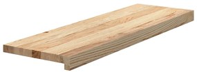 vidaXL Πατάκια Σκάλας 2 τεμ. 70x25x2 εκ. Ακατέργαστο Μασίφ Ξύλο Δρυός