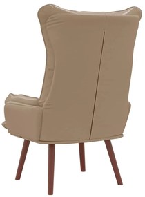 vidaXL Χαλαρωτική Πολυθρόνα Καπουτσίνο 69 x 74 x 93 εκ. Τεχνητό δέρμα
