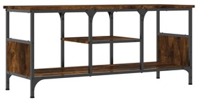 vidaXL Έπιπλο Τηλεόρασης Καπνιστή Δρυς 100x35x45 εκ. Επεξ. Ξύλο/Σίδερο