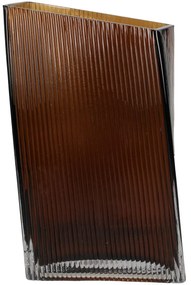 Βάζο ArteLibre Φυσικό Γυαλί 14.5x9x25cm-05153356