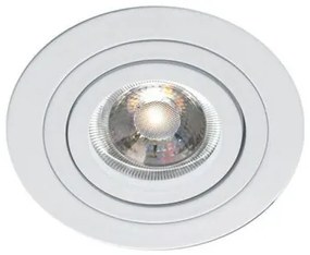 Χωνευτό Σποτ Φωτιστικό Οροφής 1xGU10/G5.3 Λευκό Ρυθμιζόμενο Φ9,2cm Richard 4106401 Viokef-4106401-Λευκό 4106401