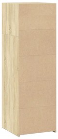 Ντουλάπι Sonoma Δρυς 40x41x124 εκ. από Επεξεργασμένο Ξύλο - Καφέ