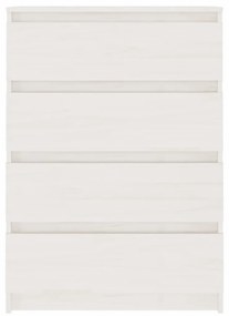 Βοηθητικό Ντουλάπι Λευκό 60 x 36 x 84 εκ. από Μασίφ Ξύλο Πεύκου - Λευκό