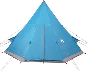 vidaXL Σκηνή Κάμπινγκ Tipi 4 Ατόμων Αδιάβροχη Μπλε