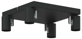 vidaXL Σποτ οροφής Μαύρο 26.5 x 26 x 11.5 εκ Ατσάλι