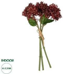 Artificial Garden RED HYACINTH BOUQUET 21353 Τεχνητό Διακοσμητικό Μπουκέτο Κόκκινος Υάκυνθος Y30cm Globostar-21353-Κόκκινο 21353