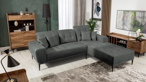 Γωνιακός καναπές Rapallo-Gkri Skouro-Δεξιά