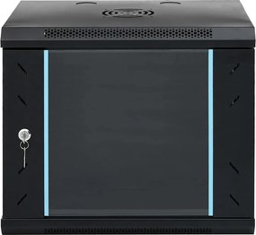 vidaXL Ντουλάπι Δικτύου Επιτοίχιο 9U 19" IP20 53x40x45 εκ.