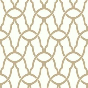 Αυτοκόλλητη Ταπετσαρία Gold Trellis Peel KAL.RMK9121