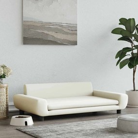vidaXL Κρεβάτι Σκύλου Κρεμ 100 x 54 x 33 εκ. Βελούδινο