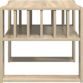 vidaXL Τραπεζάκι σαλονιού Δρύς Sonoma 66 x 49,5 x 45 εκ.