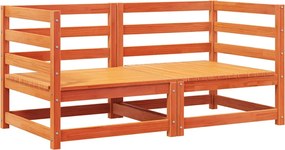 vidaXL Καναπέδες Κήπου Γωνιακοί 2 τεμ. Καφέ Μασίφ Πεύκο με Μαξιλάρια