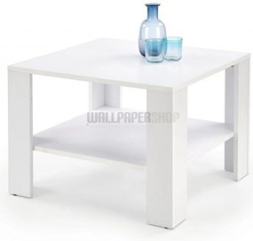 Andros Τραπεζάκι Σαλονιού Λευκό 70x70x53
