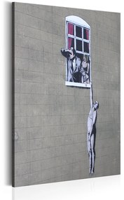 Πίνακας - Well Hung Lover by Banksy 80x120