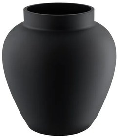 Βάζο Γυάλινο Μαύρο Σατέν Φ22cm Asindro 421209 Eglo 421209