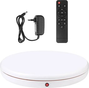 Rotating display stand Puluz 45 cm (white)