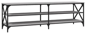 vidaXL Έπιπλο Τηλεόρασης Γκρι Sonoma 160 x 40 x 50 εκ. Επεξεργ. Ξύλο