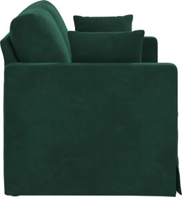 vidaXL Καναπές Σκούρο Πράσινο