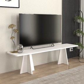 Megapap Έπιπλο Τηλεόρασης Sugar Λευκό 150x29,6x36,8εκ.