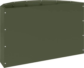 vidaXL Γλάστρα Ελιά Πράσινη 60 x 30 x 35 εκ Ατσάλι