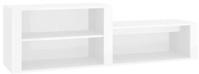Παπουτσοθήκη Γυαλιστερό Λευκό 150x35x45 εκ. Επεξεργασμένο Ξύλο - Λευκό
